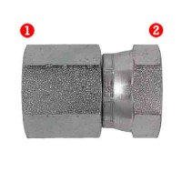 NPTF Female Pipe x NPSM Female Pipe Swivel
