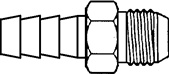 SAE 37� (JIC) Male Rigid