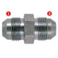 Steel Fittings: JIC 37� Tube Union