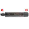 Steel Fittings: JIC 37� Male x NPTF Male Pipe Extra Long