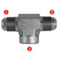 Male 37� Flare (JIC) x Female Pipe (NPTF)