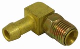 30R7 Hose Barb, Male Inverted Flare Swivel 90�