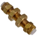 Poly-Tube Flareless Bulkhead Tube Union