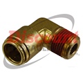 Push-In Air Brake (Nylon Tube) x Male Pipe 90� Elbow