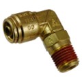 Push-In Air Brake (Nylon Tube) x Male Pipe Swivel 90� Elbow