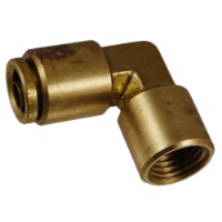 Push-In Air Brake (Nylon Tube) x Female Pipe 90� Elbow