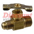 Needle Valve, SAE 45� Flare Straightway