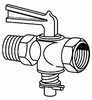 Male Pipe x Female Pipe Shut-Off Valve
