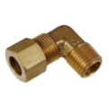 Brass Compression x Male Pipe 90� Elbow