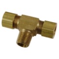 Brass Compression x Male Pipe Branch Tee