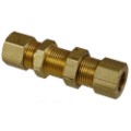 Brass Compression Bulkhead Tube Union