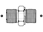 6002 | Face Seal (ORFS) x BSPP