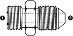 6337 | Face Seal x Japanese Cone Seat (JIS 30�)