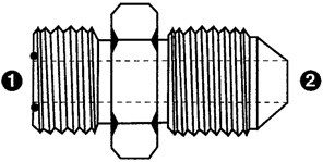 6337 | Face Seal x Japanese Cone Seat (JIS 30�)