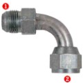 Male 37� Flare (JIC) x Female JIC Swivel