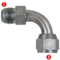 Male 37� Flare (JIC) x Female JIC Swivel