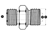 Male ORFS x Metric Light Dual-Purpose (Port or Tube)