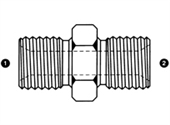 9000 | BSPP x BSPP British Pipe Nipple