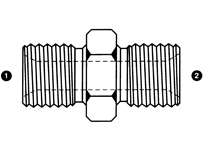 9000 | BSPP x BSPP British Pipe Nipple