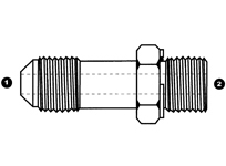 9002L | SAE 37� Flare (JIC) x BSPP Long