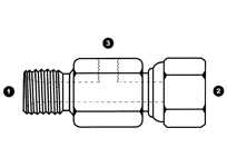 9015TP | BSPP Test Port Swivel Tee