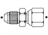 Male JIC x Female Metric Swivel