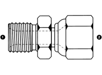 Metric Male x Female JIC Swivel, 9024