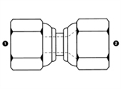 9027 | Female BSPP Swivel x Female SAE 37� Flare (JIC) Swivel