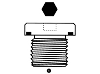 Metric Countersunk Sealed Plug