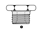 9030 | BSPP Hex Head Plug
