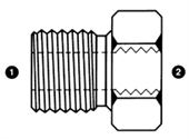 9038 | BSPP x Female BSPP Reducer Bushing