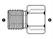 9039 | BSPP x Female BSPP Extended Bushing