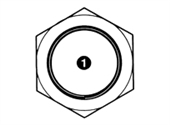 9041 | BSPP Bulkhead Locknut