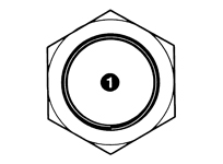 9041 | BSPP Bulkhead Locknut