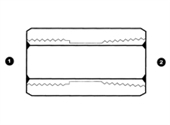 9044 | Female BSPP x Female Pipe (NPTF)