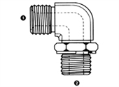 9052 | BSPP x BSPP 90� Elbow