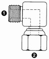 9061 | BSPP x Female SAE 37� Flare (JIC) Swivel 90� Elbow