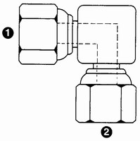9075 | Female BSPP Swivel x Female BSPP Swivel 90� Elbow
