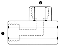 9076 | Female BSPP x Female BSPP 90� Elbow (Solid)