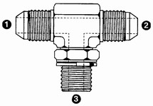 9159 | SAE 37� Flare (JIC) x BSPP Adjustable Branch Tee