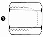 9232 | Komatsu 30� Cap (Metric Thread)