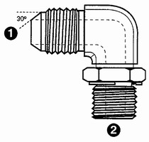 9259 | Japanese 30� Cone Seat (JIS) x BSPP Adjustable 90� Elbow