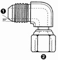 JIS 30� Female Swivel 90� Elbow, 9292