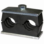 Twin Support Clamps for Pipe or Tubing