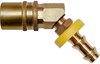 Female Coupler x Push-Lock Hose Barb 45�