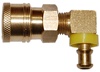 Female Coupler x Push-Lock Hose Barb 90�