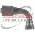 DIN Light (Metric) Female Swivel 90�