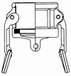 Polypropylene Cam and Groove: Dust Caps