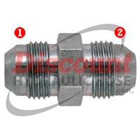 JIC 37� Tube Union (Stainless)