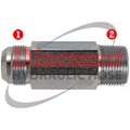 JIC 37� x NPTF Male, Long (Stainless)